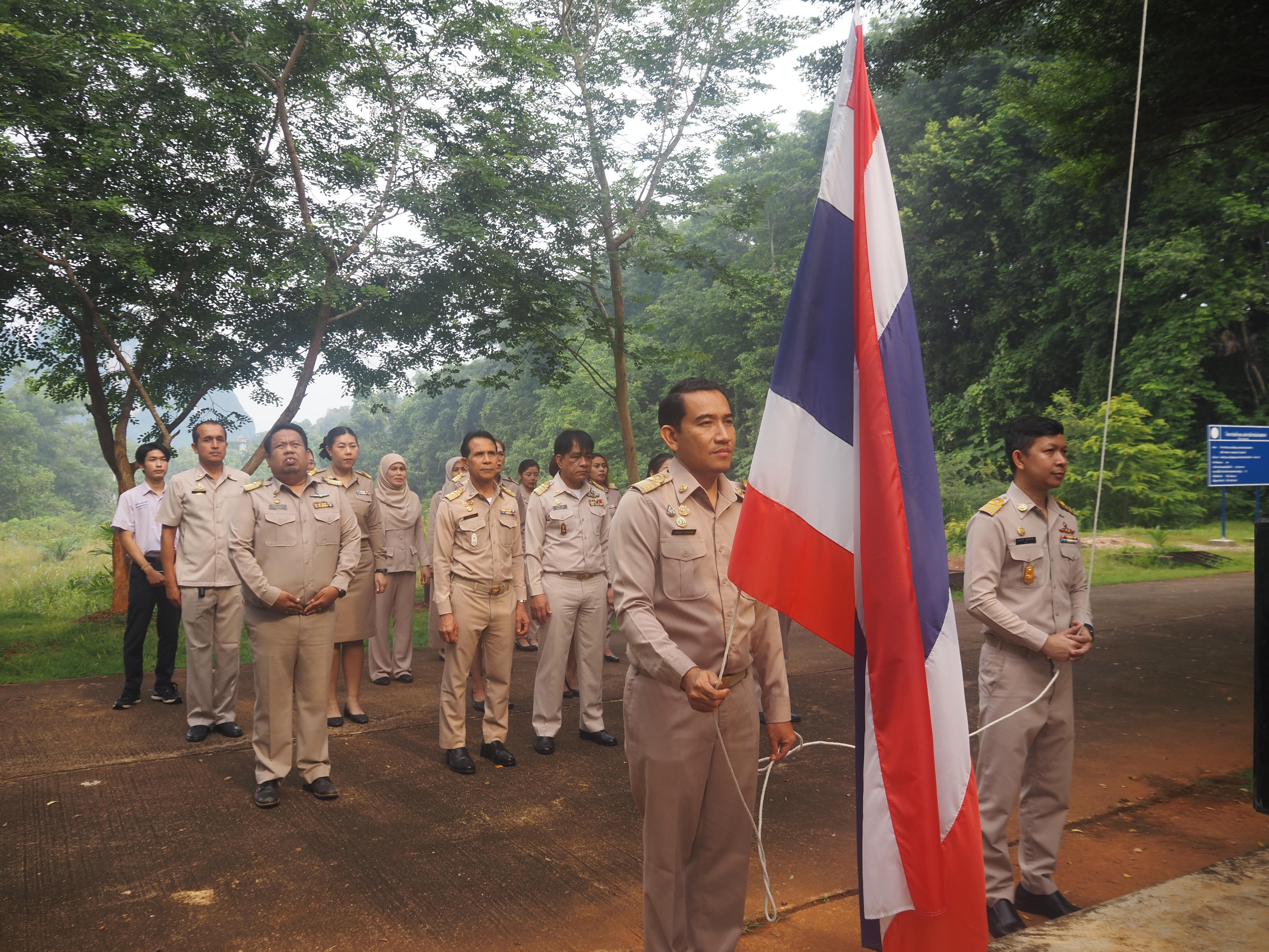 กิจกรรมเคราพธงชาติไทย  ประจำเดือนกรกฎาคม  2567