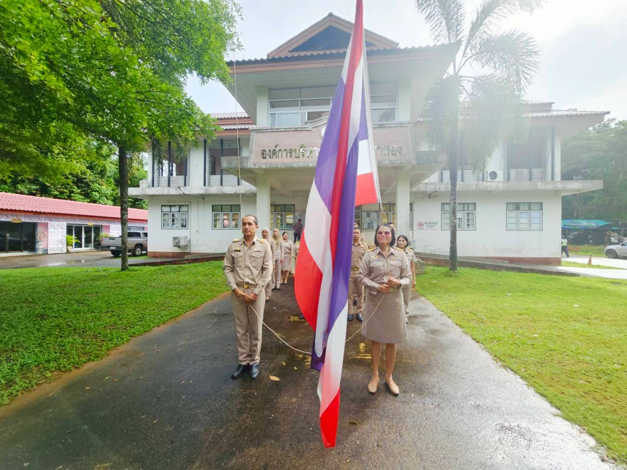 กิจกรรมเคารพธงชาติและร้องเพลงชาติไทย  ประจำเดือนพฤศจิกายน 2568