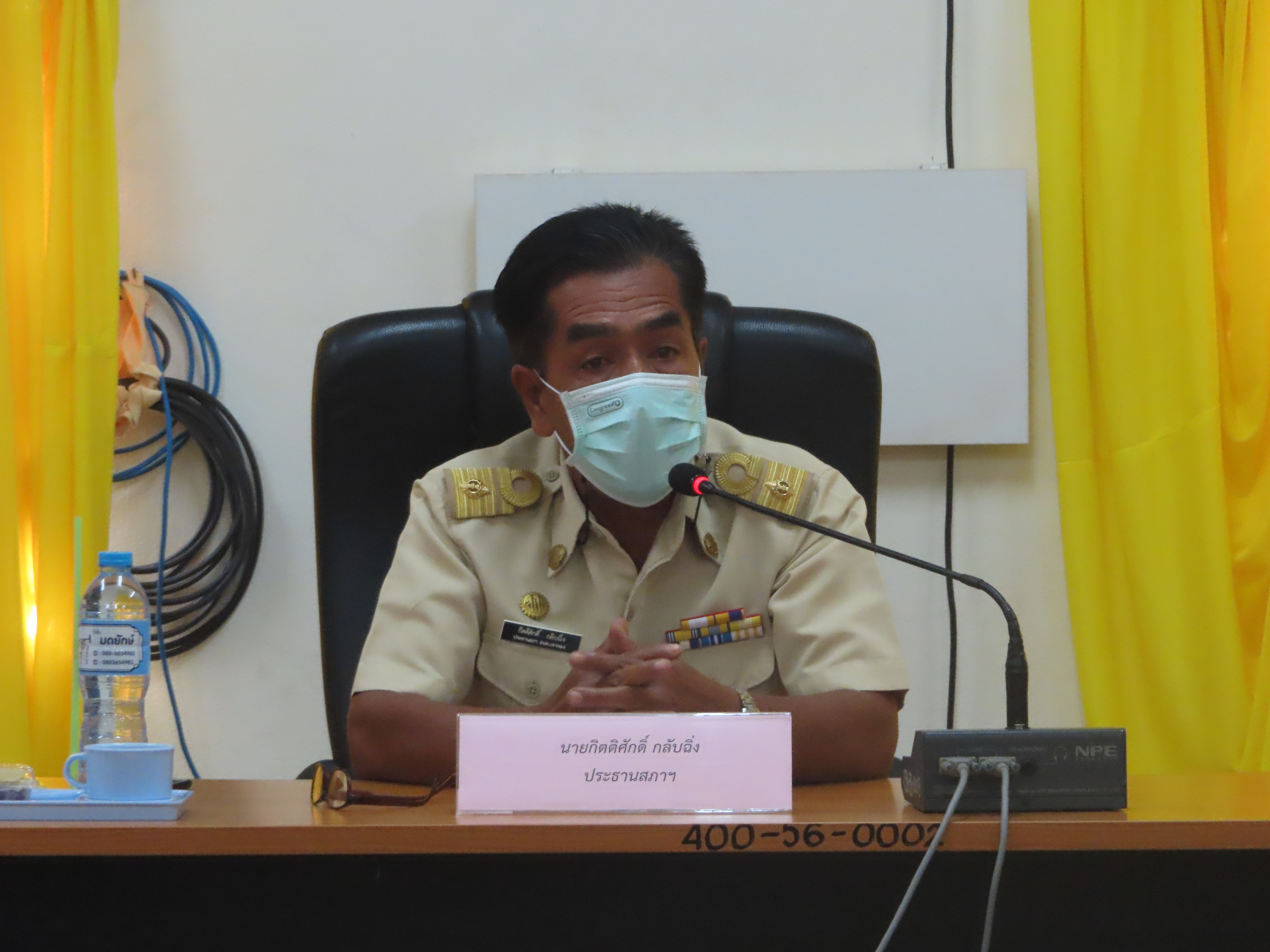 ประชุมสภาองค์การบริหารส่วนตำบลเขาทอง  สมัยสามัญ  สมัยที่ 1 ประจำปี 2565